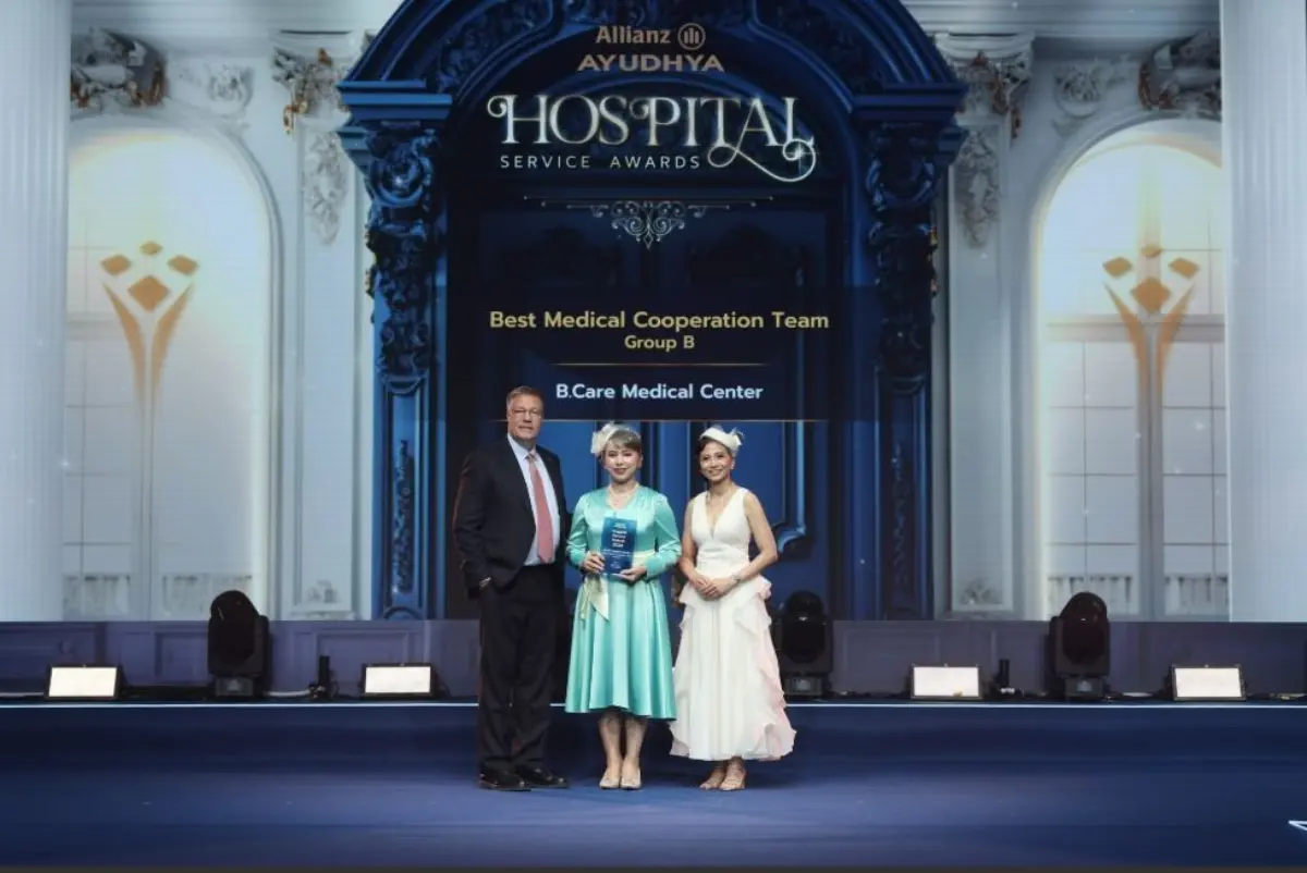 โรงพยาบาล บี.แคร์ เมดิคอลเซ็นเตอร์ ได้รับรางวัล “Best Medical Cooperation Team” ในงาน Allianz Ayudhya Hospital Service Awards 2024 โรงพยาบาล บี....
