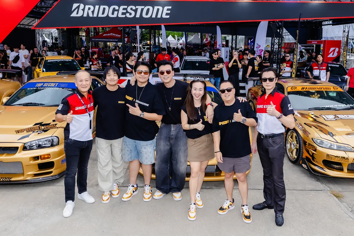 BRIDGESTONE Joins Hands with TOP SECRET THAILAND and STREET DOC, Igniting the Thrill to Motorsport Fans at “IMPACT Speed Fest 2025”