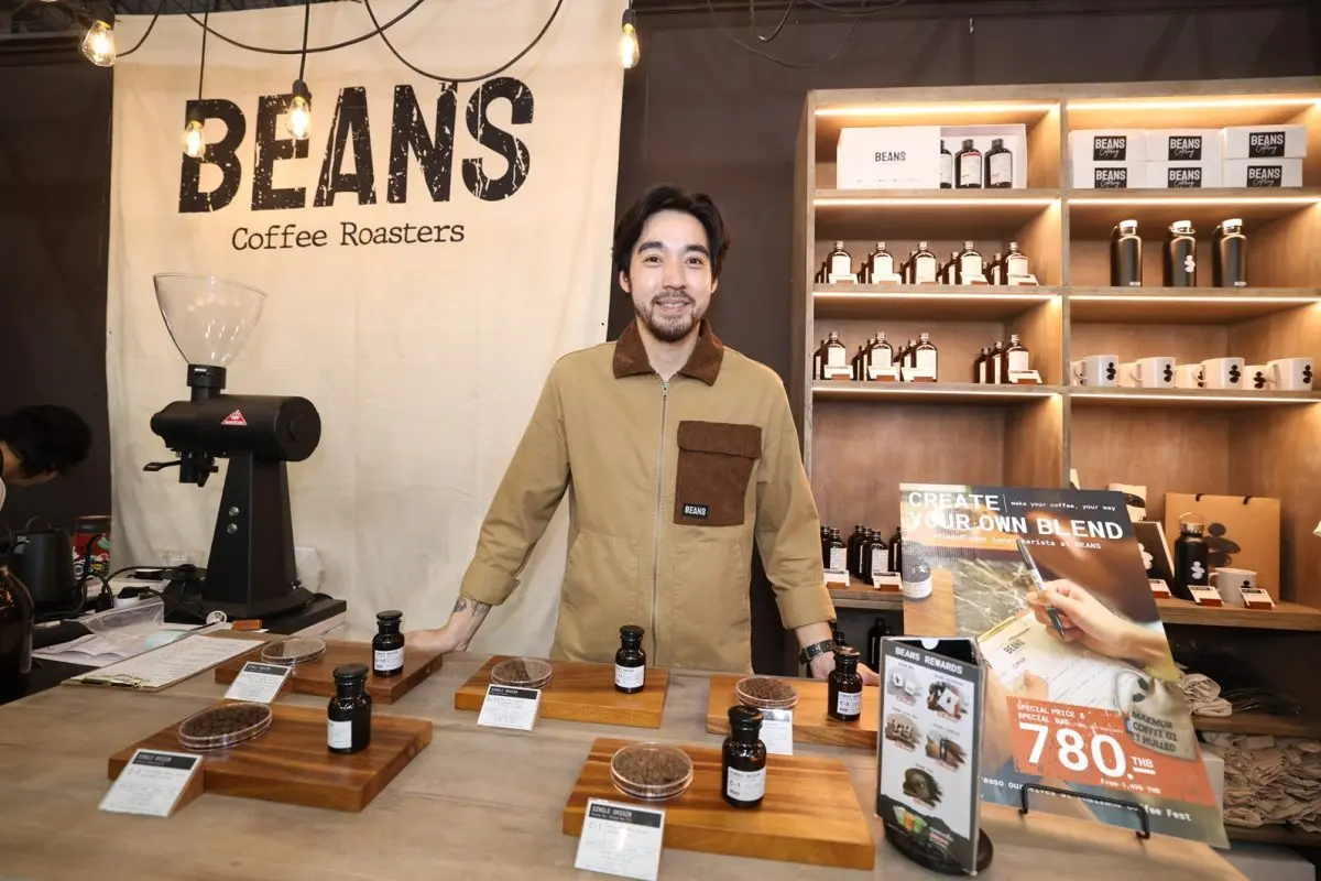 “BEANS Coffee Roasters” แบรนด์กาแฟคราฟต์คุณภาพสายพันธุ์ไทย เข้าร่วมงาน Thailand Coffee Fest 2025 พร้อมเปิดตัวเมล็ดกาแฟหายาก “S-40” อย่างเป็นทางการเป็นครั้งแรก ท่ามกลางบรรยากาศคึกคักของเหล่าคอกาแฟ...