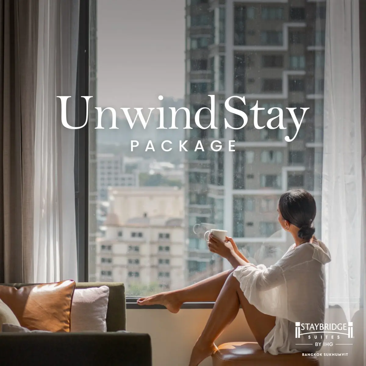 Staybridge Suites Bangkok Sukhumvit proudly presents the Unwind Stay package, offering a relaxing and revitalizing experience that feels just like home. This package includes accommodations...