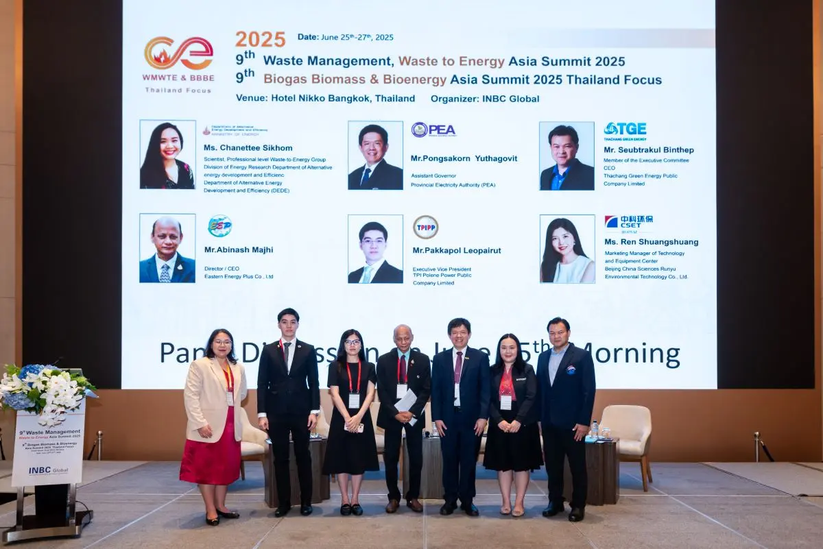 TGE ร่วมสัมมนา “9th Waste Management &amp; Waste to Energy Asia Summit 2025 Thailand Focus, (Co-organized with 9th Biogas Biomass &amp; Bioenergy Asia Summit 2025)”