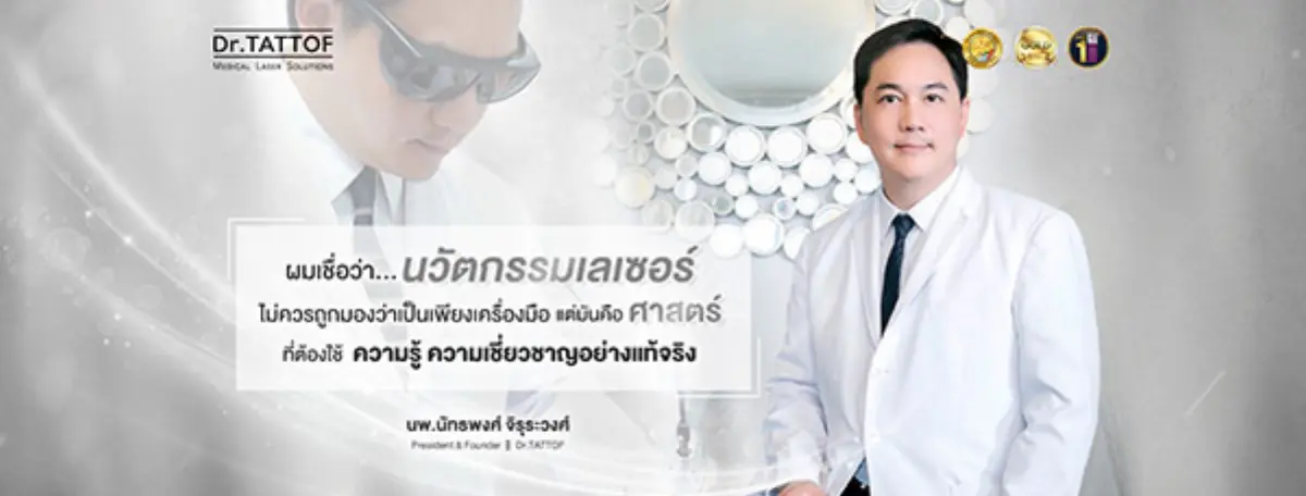 ผมเชื่อว่า…นวัตกรรมเลเซอร์ ไม่ควรถูกมองว่าเป็นเพียงเครื่องมือ แต่มันคือ “ศาสตร์” ที่ต้องใช้ความรู้ ความเข้าใจ และความเชี่ยวชาญอย่างแท้จริง – นพ.นัทธพงศ์ จิรุระวงศ์ ประธานบริษัท...
