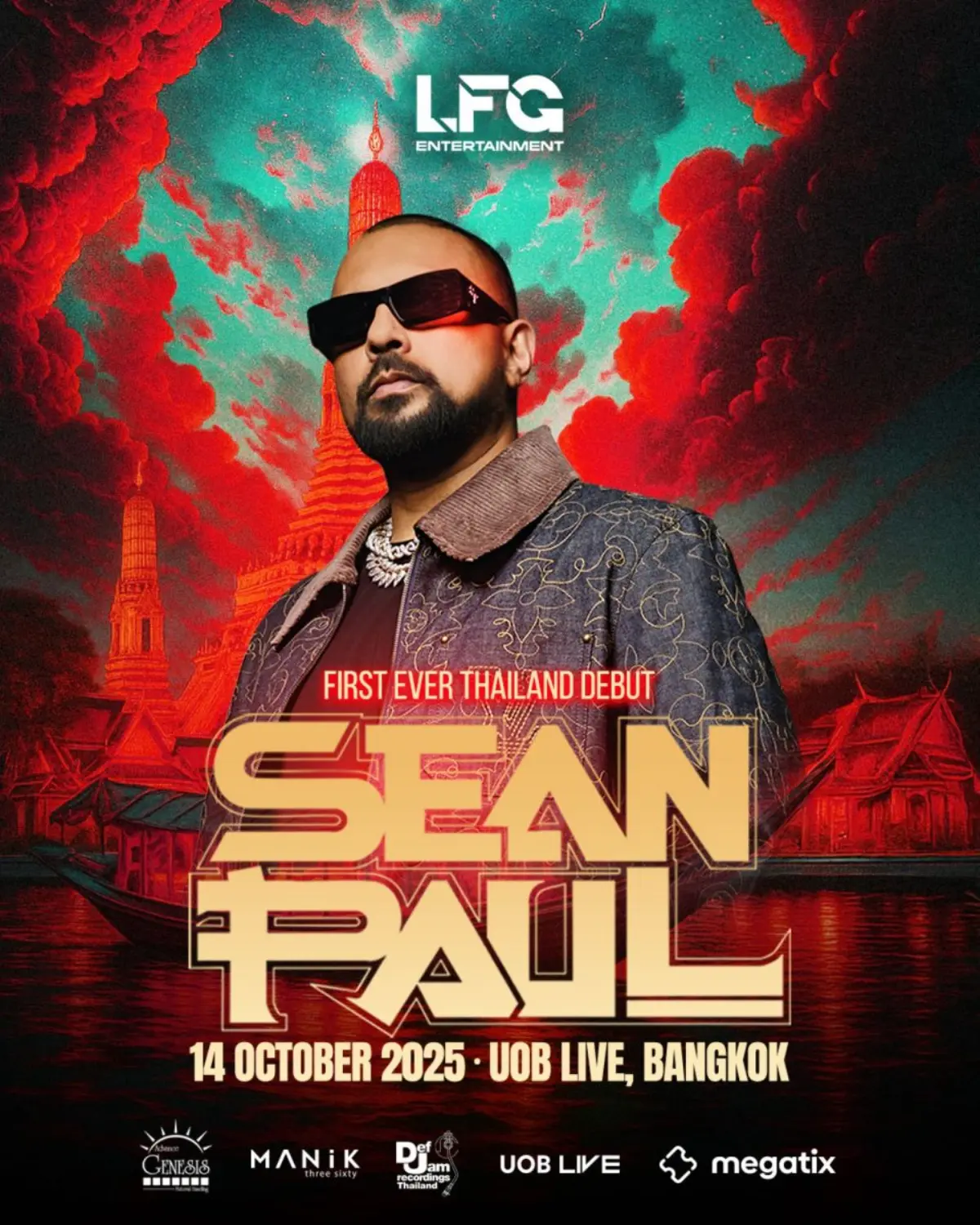 Dancehall Legend Sean Paul to Turn Up the Temperature With First Ever Thailand Show