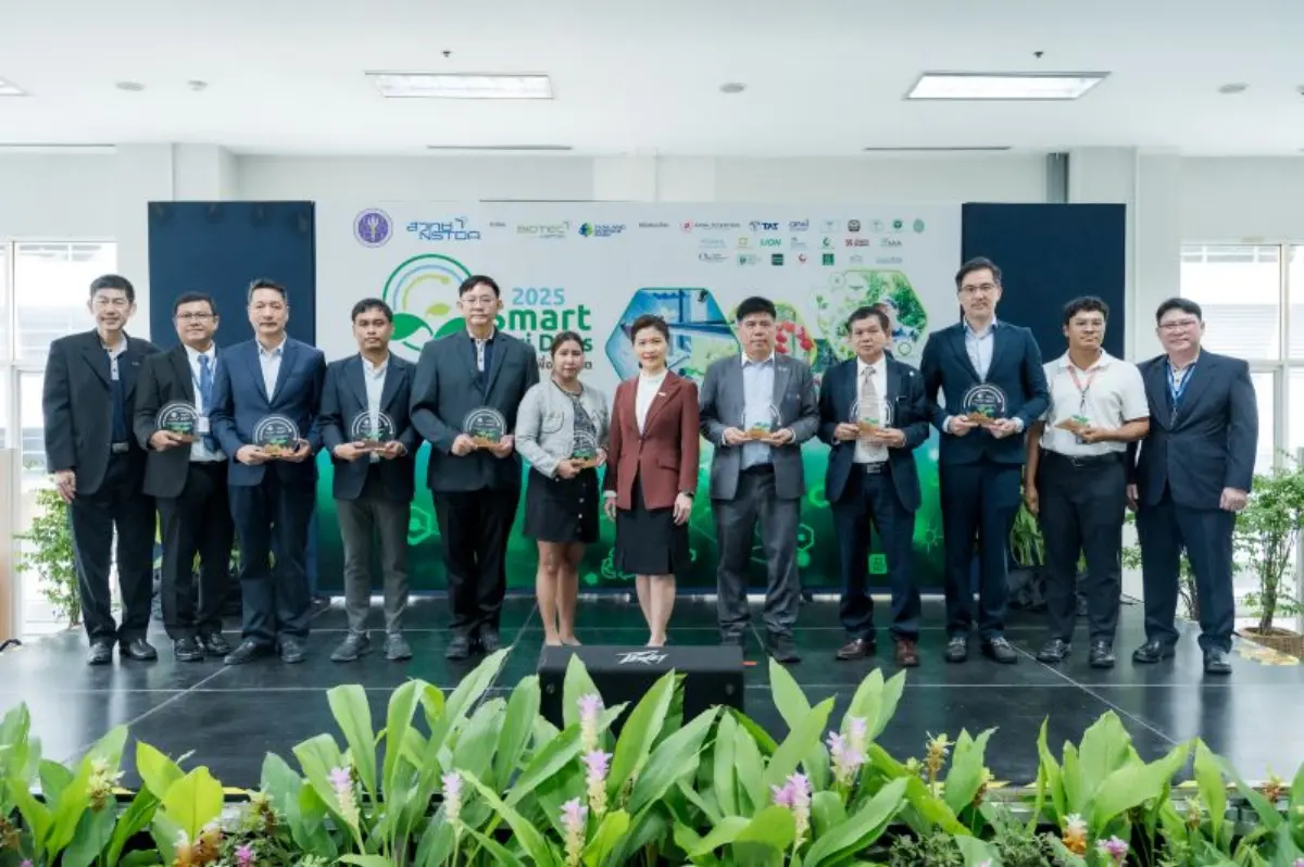 กระทรวงการอุดมศึกษา วิทยาศาสตร์ วิจัยและนวัตกรรม (อว) สำนักงานพัฒนาวิทยาศาสตร์และเทคโนโลยีแห่งชาติ (สวทช.) โดยศูนย์พันธุวิศวกรรมและเทคโนโลยีชีวภาพแห่งชาติ (ไบโอเทค-สวทช.) จัดงาน “Smart Agi...