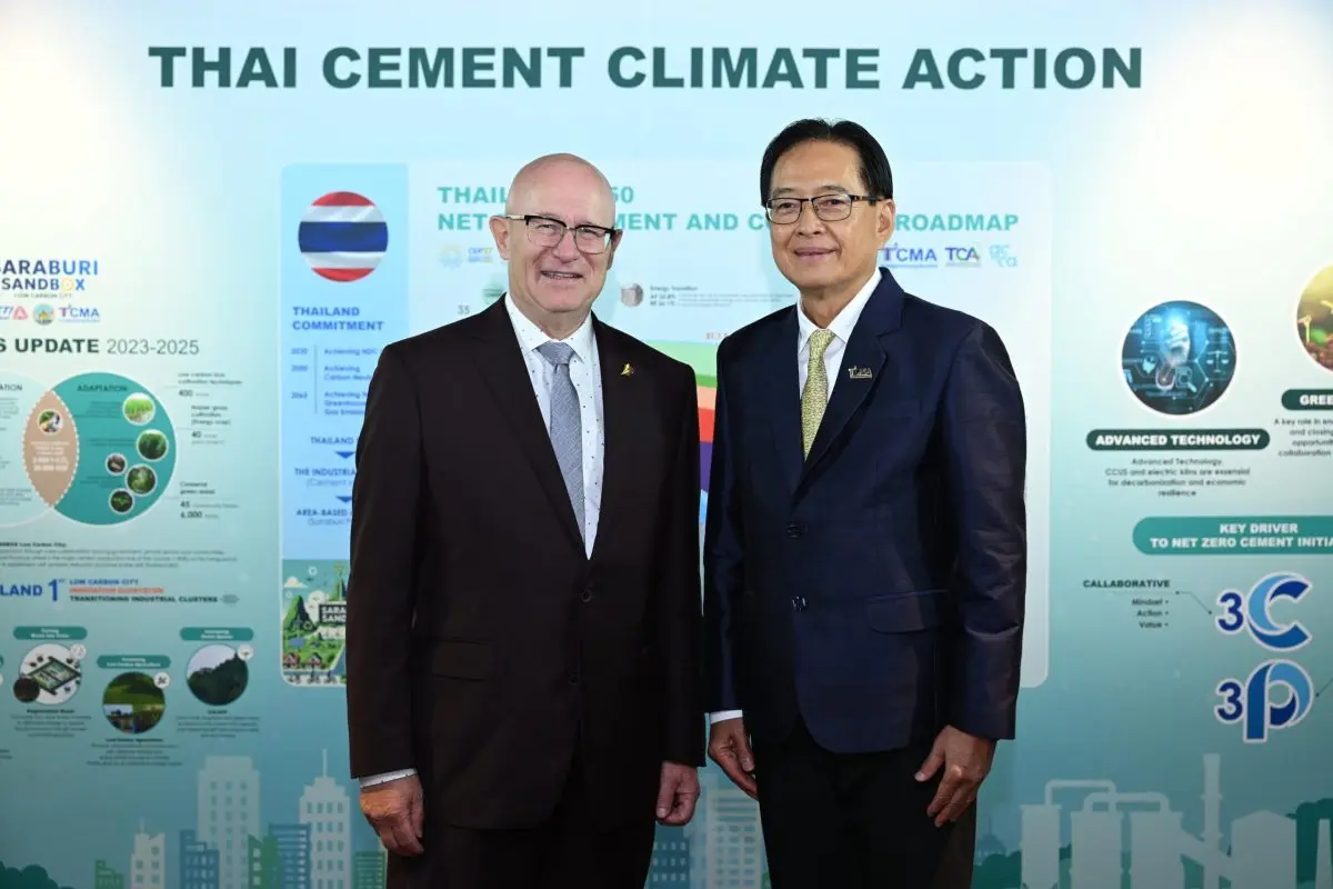 สมาคมอุตสาหกรรมปูนซีเมนต์ไทย (TCMA) ร่วมมือ รัฐซัสแคตเชวัน แคนาดา (Saskatchewan) ลงนาม MOU แลกเปลี่ยนองค์ความรู้ ความเชี่ยวชาญ เร่งยกระดับผลักดันการใช้เทคโนโลยีขั้นสูงการดักจับ-ใช้ประ...