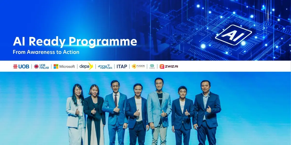 ยูโอบี ประเทศไทย เสริมแกร่ง SMEs ไทยด้วย AI กับโครงการ UOB AI Ready