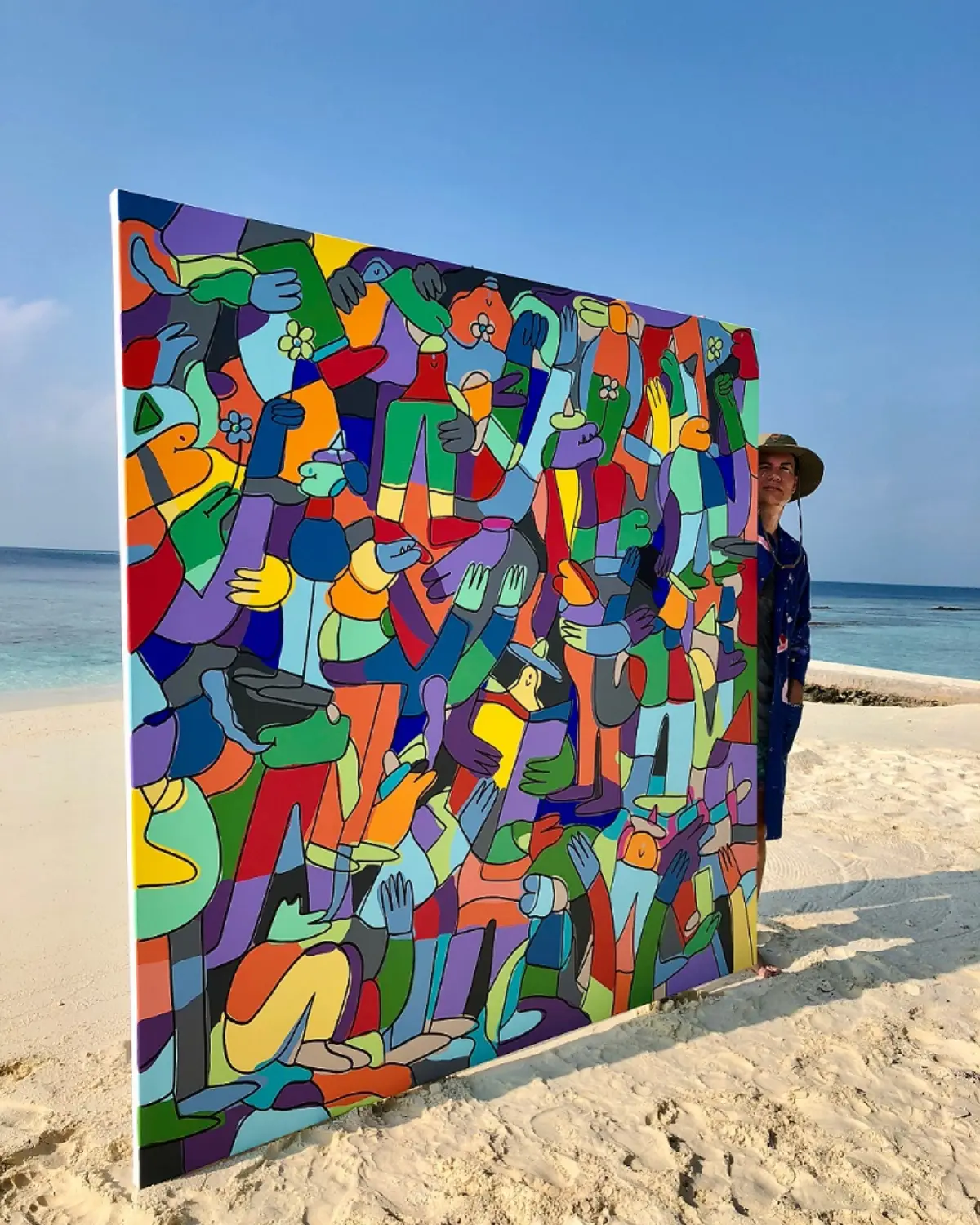 Island Illustrated with Lucas Beaufort at Avani+ Fares Maldives Resort
