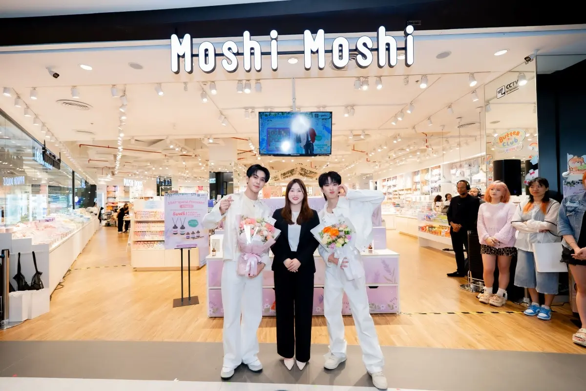 MOSHI ประสบความสำเร็จจัดอีเวนต์ ‘Moshi Moshi x Garlic Garden Paradise Diffuser’ ดึงคู่จิ้นสุดฮอต “อู่อู๋-เซฟ” ร่วมกิจกรรมสุดฟิน สร้างปรากฏการณ์ความหอมและความประทับใจ
