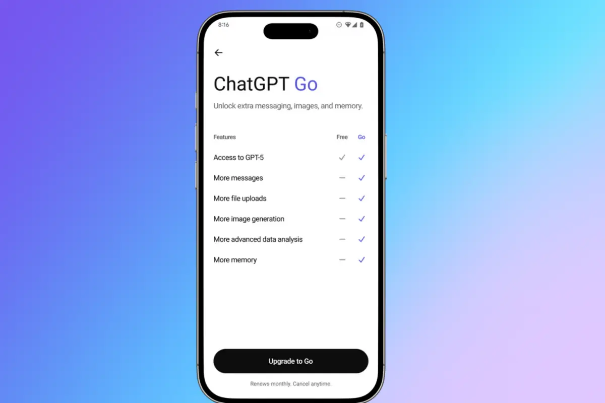 OpenAI ประกาศเปิดตัว ChatGPT Go อย่างเป็นทางการในประเทศไทย