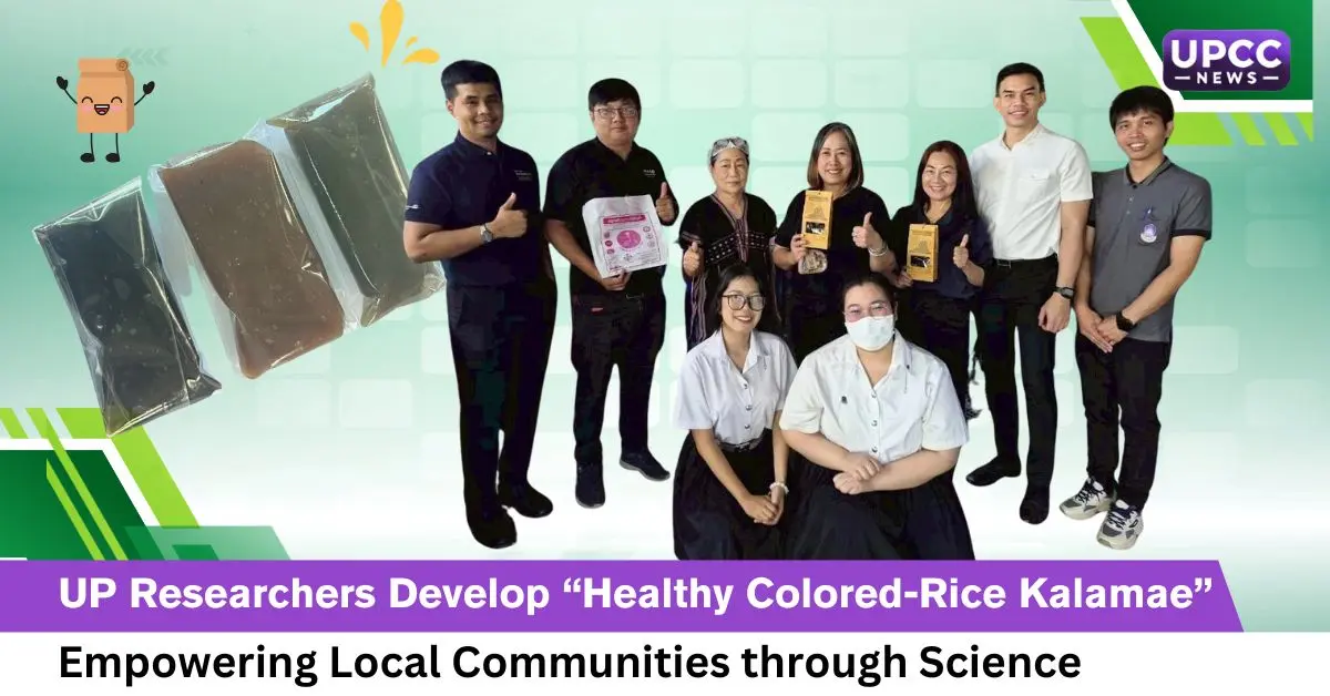 UP Researchers Develop “Healthy Colored-Rice Kalamae” Empowering Local Communities through Science