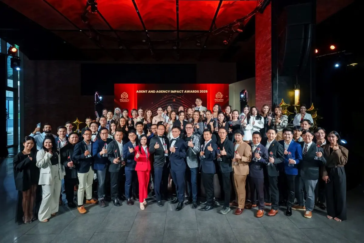 ดีดีพร็อพเพอร์ตี้ (DDproperty) แพลตฟอร์มอสังหาริมทรัพย์อันดับ 1 ของไทย จัดพิธีมอบรางวัล “DDproperty Agent & Agency Impact Awards 2025” อย่างยิ่งใหญ่เป็นครั้งแรกในไทย เมื่อเร็ว ๆ นี้...