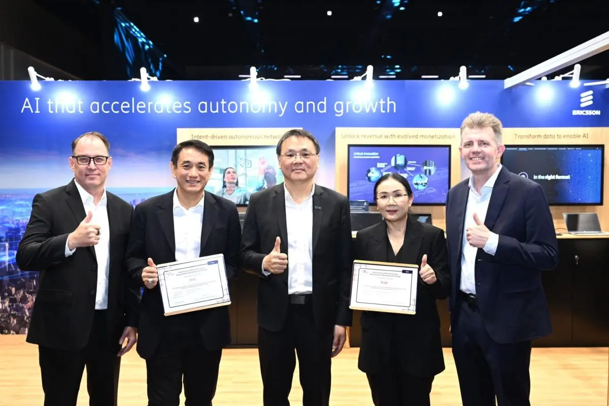 ทรู คอร์ปอเรชั่น เป็นผู้ให้บริการโทรคมนาคมรายแรกในไทยที่ได้รับการรับรองมาตรฐานLevel 4 Autonomy for 5G Service Assurance จาก TM Forum โซลูชัน Intent-Based Operations ที่ขับเคลื่อนด้วย AI...