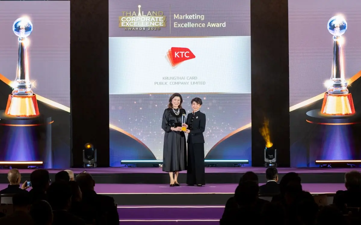 Krungthai Card Public Company Limited (KTC) has been recognized for its outstanding marketing performance, receiving the Marketing Excellence Award at the Thailand Corporate Excellence Awards...