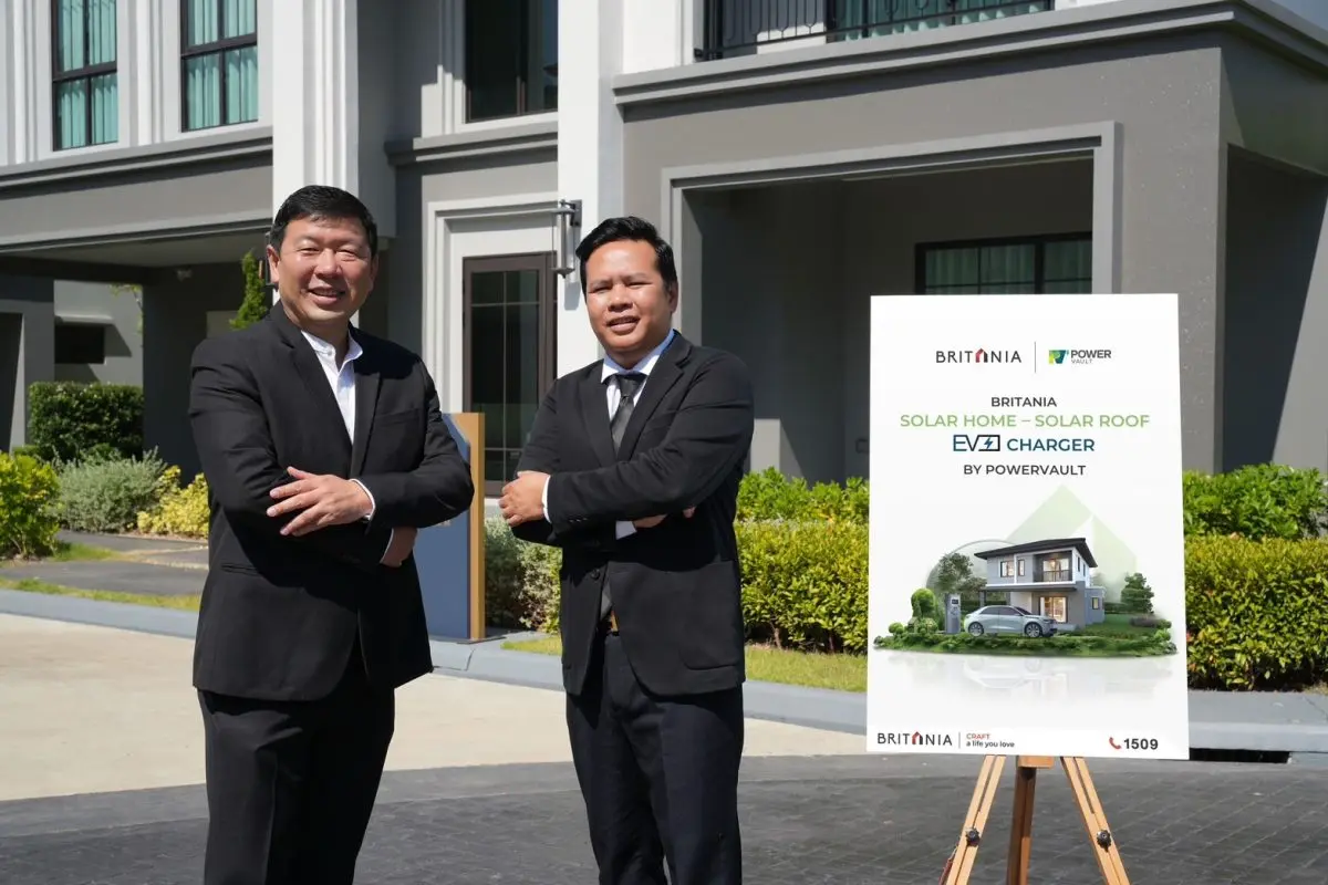 บริทาเนีย ร่วมมือ พาวเวอร์วอลท์ เดินหน้าโครงการ “Britania Solar Home – Solar Roof &amp; EV Charger by PowerVault”