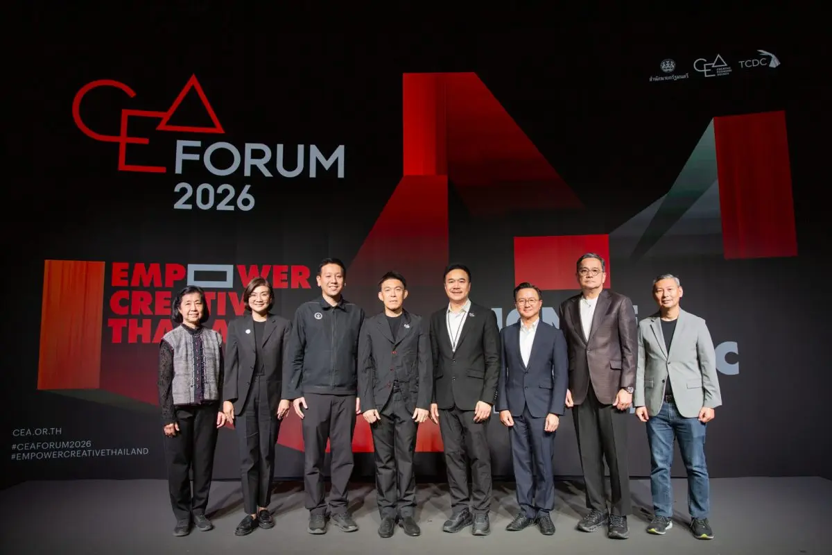 The Creative Economy Agency (Public Organization) or CEA organized “CEA Forum 2026” to unveil its vision and strategies for driving Thailand’s creative economy in 2026. The forum...
