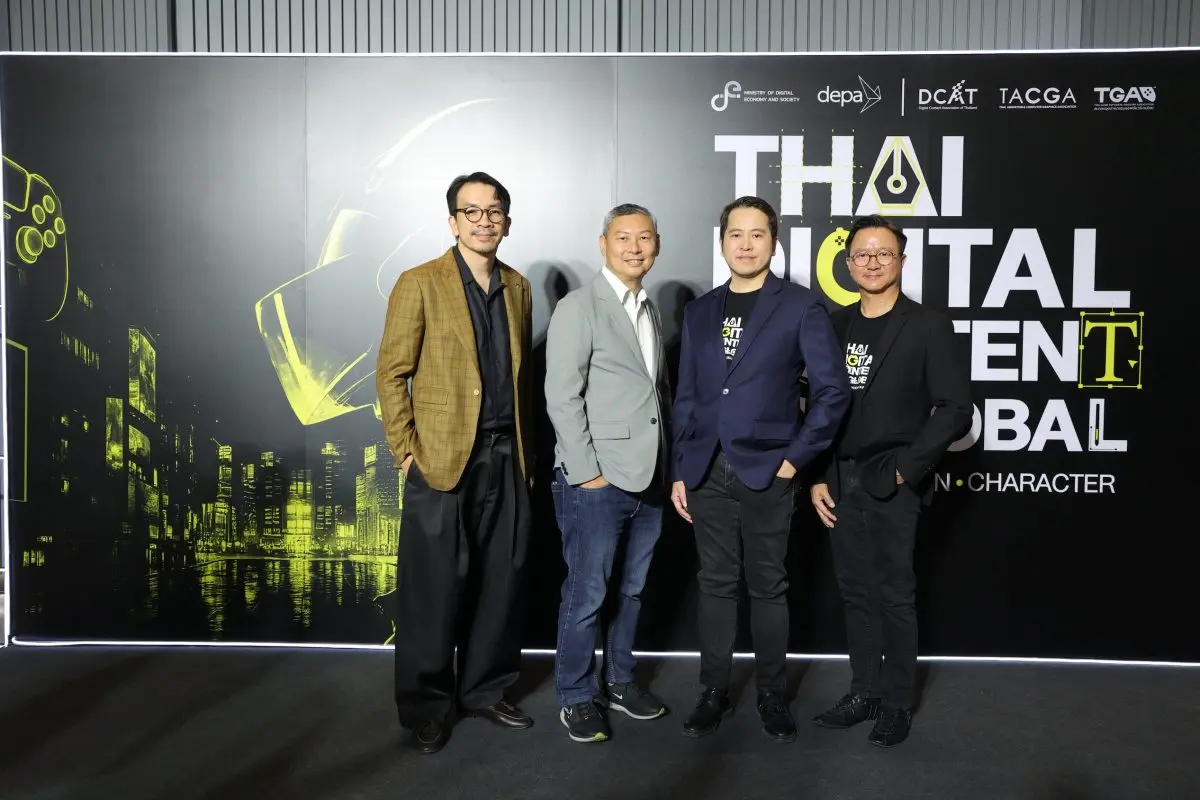 ภายใต้โครงการ depa Thai Digital Content Go Global ดีป้า จับมือเครือข่ายพันธมิตรเดินหน้าโครงการ depa Thai Digital Content Go Global มุ่งเฟ้นหานักพัฒนารุ่นใหม่เจ้าของผลงานดิจิทัลคอน...