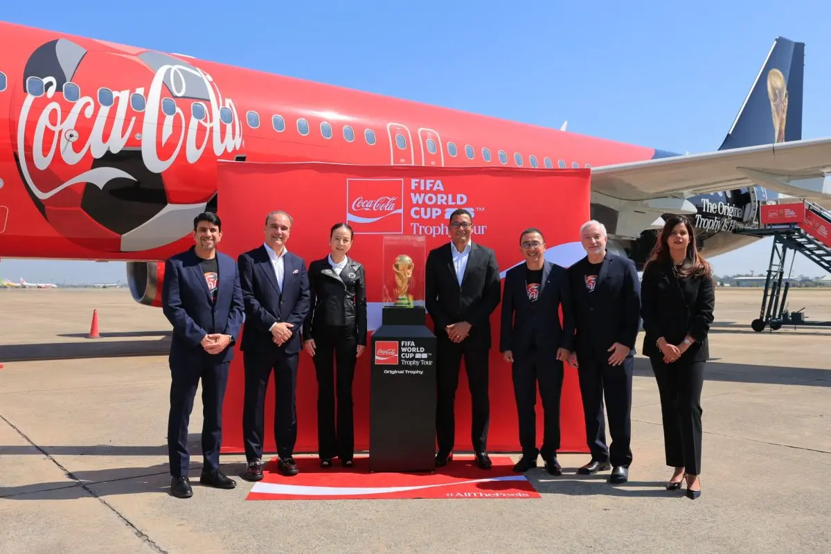 The Coca-Cola system in Thailand celebrated a historic milestone as the original FIFA World Cup Trophy arrived at Don Mueang International Airport, Thailand. The arrival marks a thrilling moment...