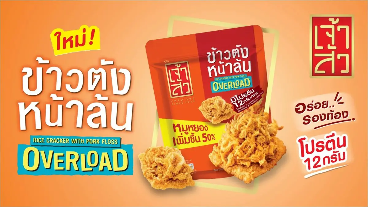 ชูธง “Protein Gap-Fill Snack” ตอบโจทย์ผู้บริโภคยุคใหม่ บมจ. เจ้าสัว ฟู้ดส์ อินดัสทรี หรือ CHAO ผู้นำธุรกิจผลิตและจำหน่ายขนมขบเคี้ยวและผลิตภัณฑ์แปรรูปจากเนื้อสัตว์ เปิดตัวผลิตภัณฑ์...
