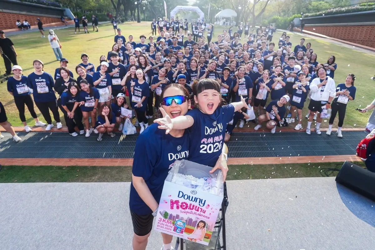 หอมฟุ้งกระจายไปทั่วทั้งสวน! เมื่อ ดาวน์นี่ (Downy) แบรนด์ผลิตภัณฑ์ปรับผ้านุ่มยอดนิยม จัดกิจกรรมสุดเอ็กซ์คลูซีฟ “ดาวน์นี่ Funrun กับน้องเกล” ท้าพิสูจน์ประสิทธิภาพของดาวน์นี่สูตรใหม่ที่ให้ความหอมยาวนาน...