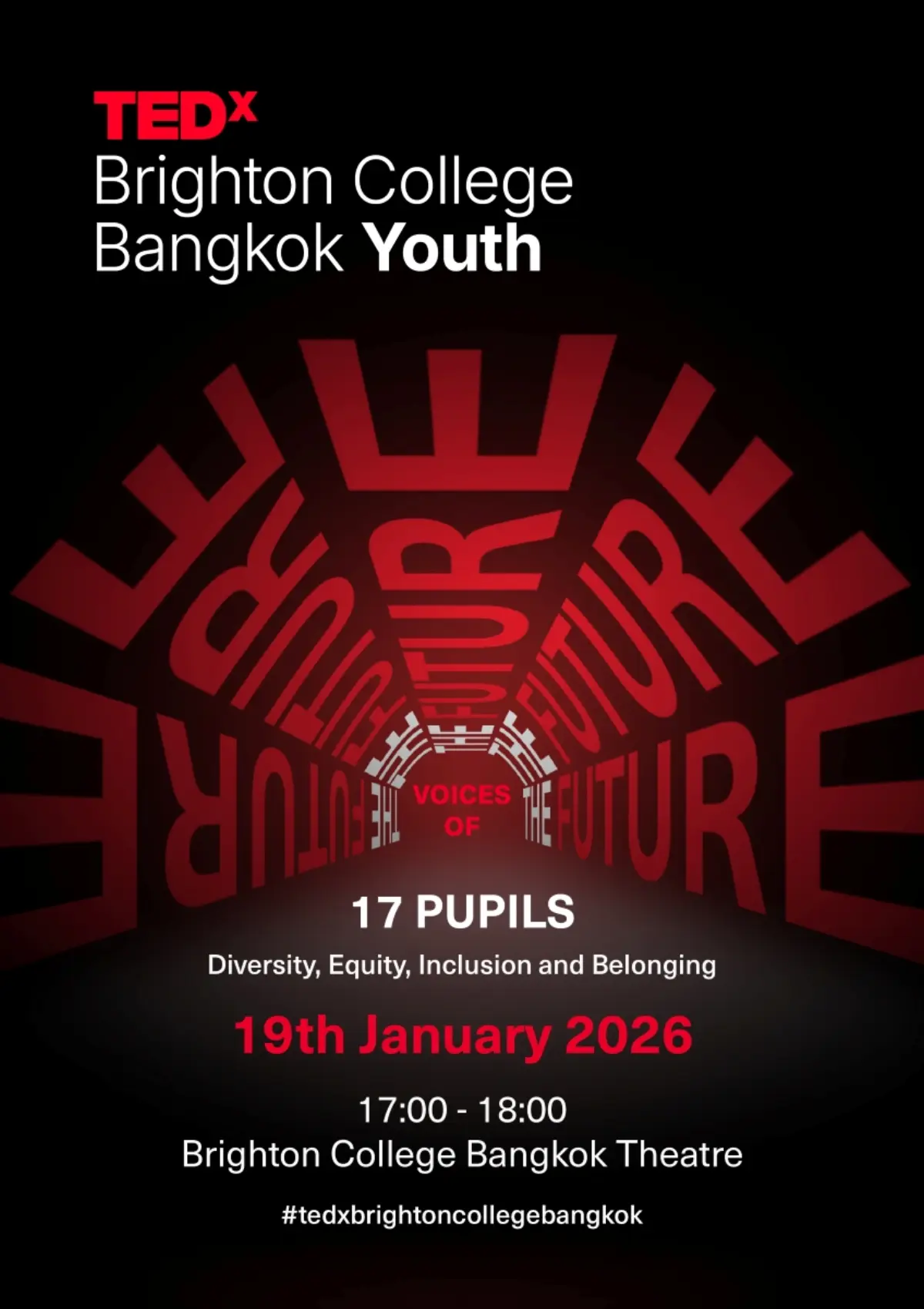 The TEDx stage is iconic and the design and intent of TEDxYouth events are for young people to express great ideas that are worth spreading to inspire their local community. On Monday 19th January...