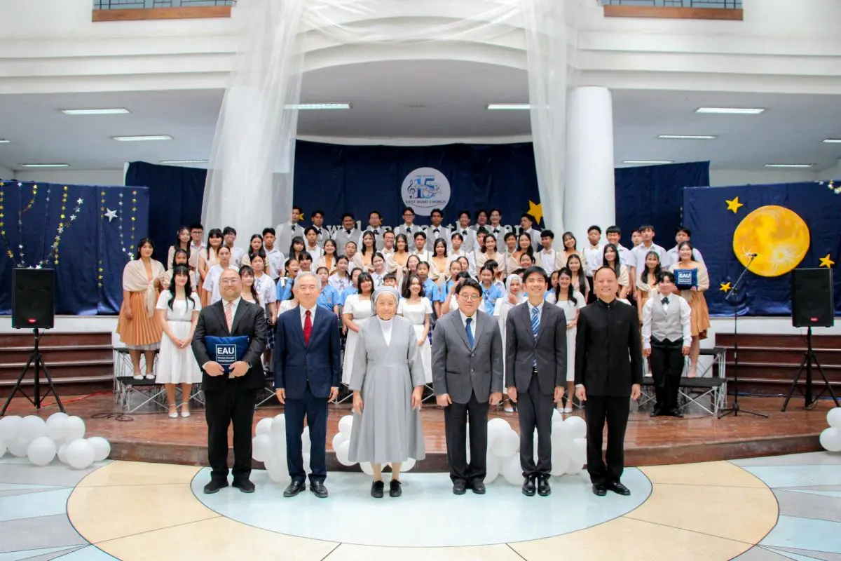 คณะขับร้องประสานเสียงมหาวิทยาลัยอีสเทิร์นเอเชีย วง East Wind Chorus จัดการแสดงคอนเสิร์ตครั้งสำคัญ ในโอกาสครบรอบ 15 ปี ภายใต้ชื่อ 15th Anniversary East Wind Chorus “I Will Sing You The Stars” ฉลอง...