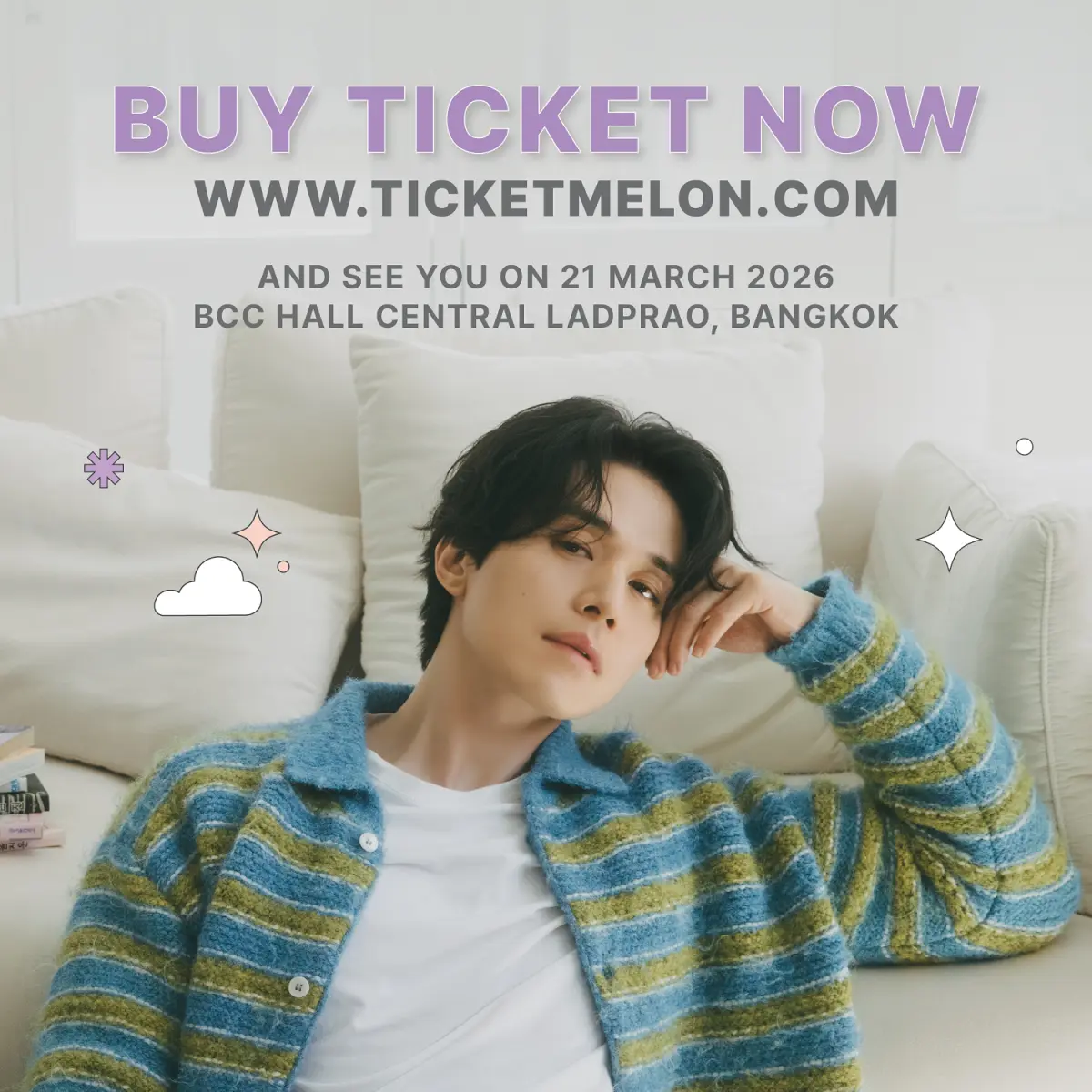 กระแสแรงเกินต้านแบบไม่มีเบรก สำหรับงาน “LEE DONG WOOK 2025–2026 FANMEETING TOUR [MY SWEET HOME] in Bangkok 2026”การกลับมาของซูเปอร์สตาร์เกาหลีตัวจริง “อี ดงอุค” ที่แฟนไทยเฝ้ารอคอยยาวนานกว่า 9 ปี...