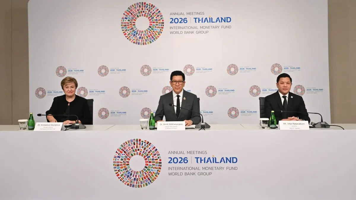 Thailand’s Ministry of Finance, the Bank of Thailand, and the International Monetary Fund (IMF) today took stock of preparations for the 2026 Annual Meetings of the IMF and the World Bank Group...