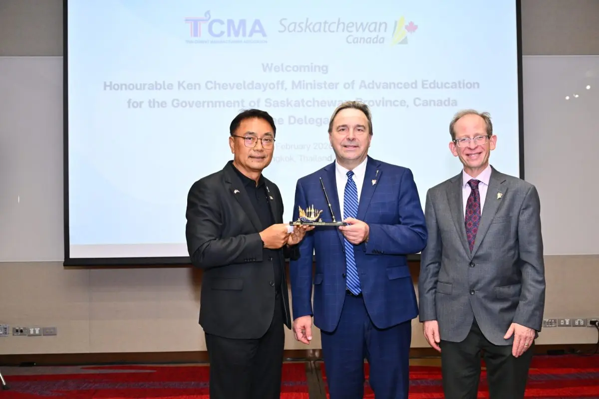 Thai Cement Manufacturers Association (TCMA) is strengthening its collaboration with the Government of Saskatchewan, Canada, the University of Regina, and leading global partners to accelerate...