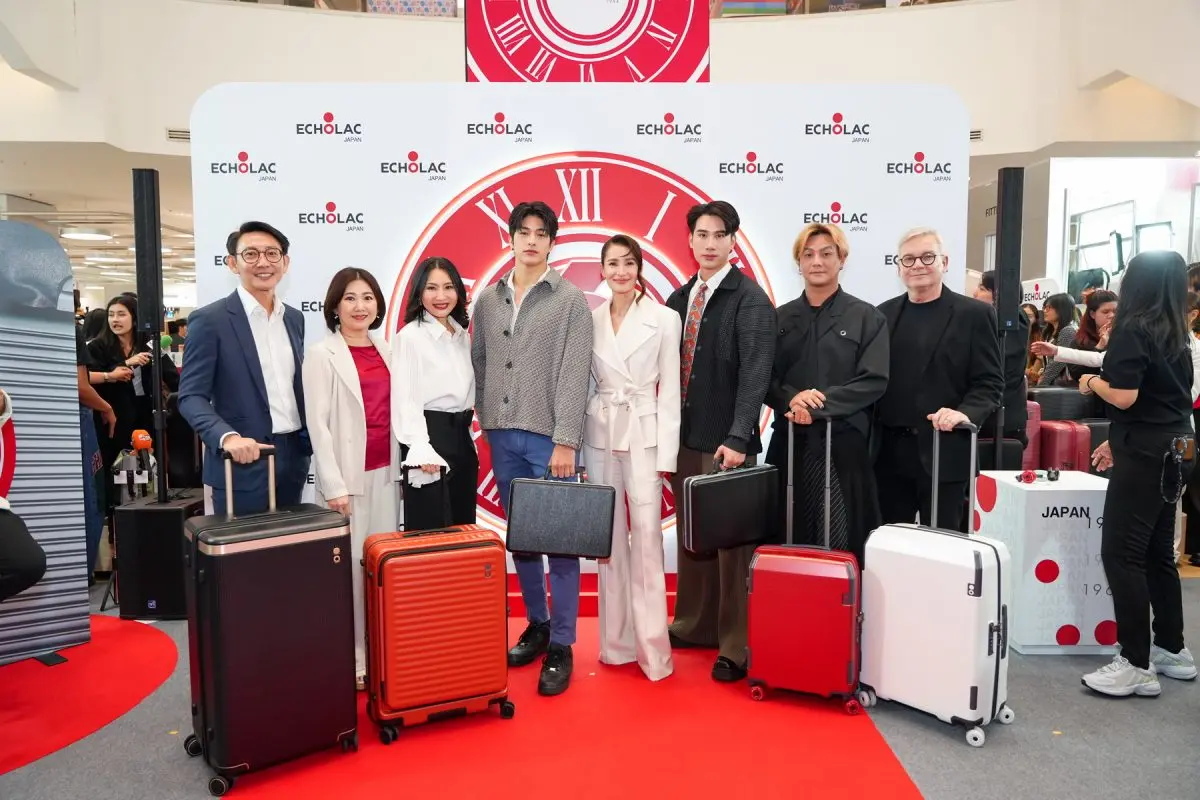 Echolac แบรนด์กระเป๋าเดินทางระดับพรีเมียมจากประเทศญี่ปุ่น ฉลองครบรอบ 60 ปี ภายใต้แนวคิด “60 Years of Travel Heritage” พร้อมประกาศกลยุทธ์ยกระดับการรับรู้แบรนด์ในประเทศไทยท่ามกลางตลาดกระเป๋า...