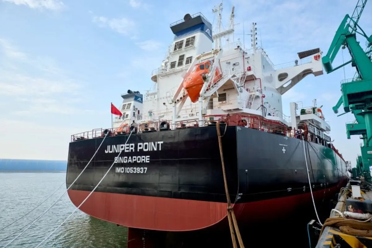 Thoresen Shipping, the shipping arm of Thoresen Thai Agencies Public Company Limited (TTA), has secured a one-year time charter for the newly delivered ultramax bulk carrier Juniper Point...