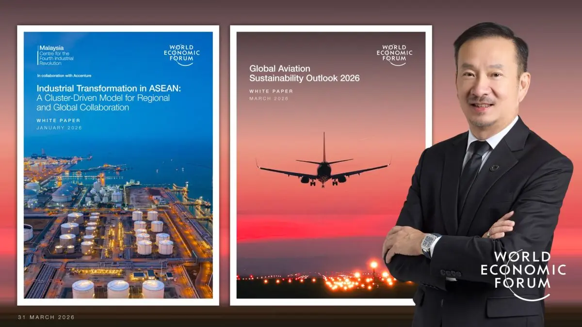 World Economic Forum (WEF) เผยแพร่รายงานสำคัญ 2 ฉบับ ได้แก่ Global Aviation Sustainability Outlook 2026 และ Industrial Transformation in ASEAN: A Cluster-Driven Model for Regional and...