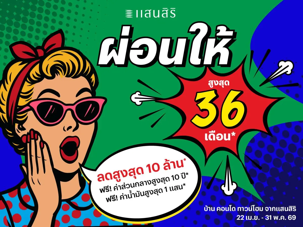แสนสิริ เติบโตอย่างแข็งแกร่งจากการเป็นแบรนด์ที่เข้าใจลูกค้ามากที่สุด (Top of Mind) ท่ามกลางสภาวะเศรษฐกิจที่ท้าทาย ชูวิสัยทัศน์ “บ้านคือจุดเริ่มต้นของชีวิตและพื้นที่แห่งความมั่นคง” เปิดตัวแคม...