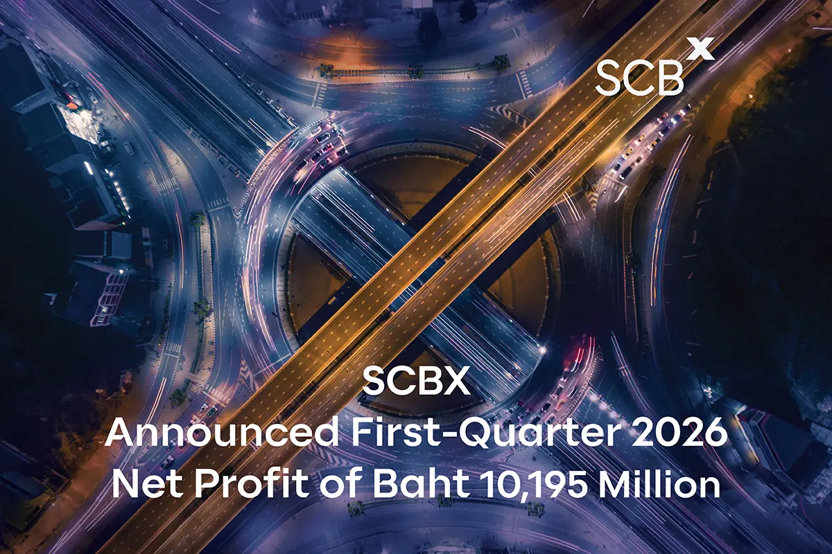 SCB X Public Company Limited (SCBX) reported a consolidated net profit of Baht 10,195 million for the first quarter of 2026, an 18.5% decrease year-on-year, driven by lower net interest...