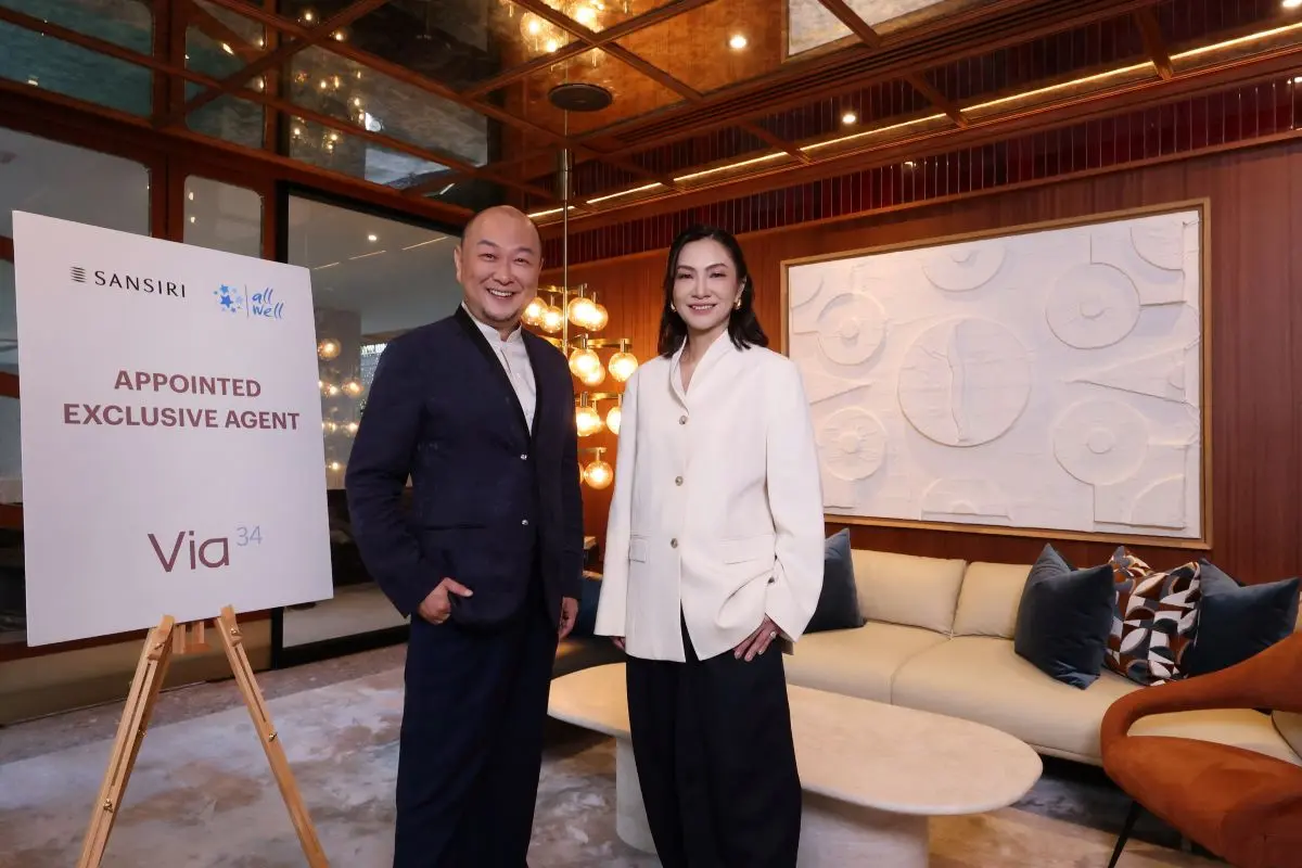 บริษัท แสนสิริ จำกัด (มหาชน) นำโดย ไปรยา บุนนาค (ขวา) ประธานผู้บริหารฝ่ายขายและพัฒนาธุรกิจตลาดต่างประเทศ ประกาศแต่งตั้ง ‘ออล์ เวลล์ คอร์ป’ (All Well Corp Co.,Ltd.) เป็น Exclusive...