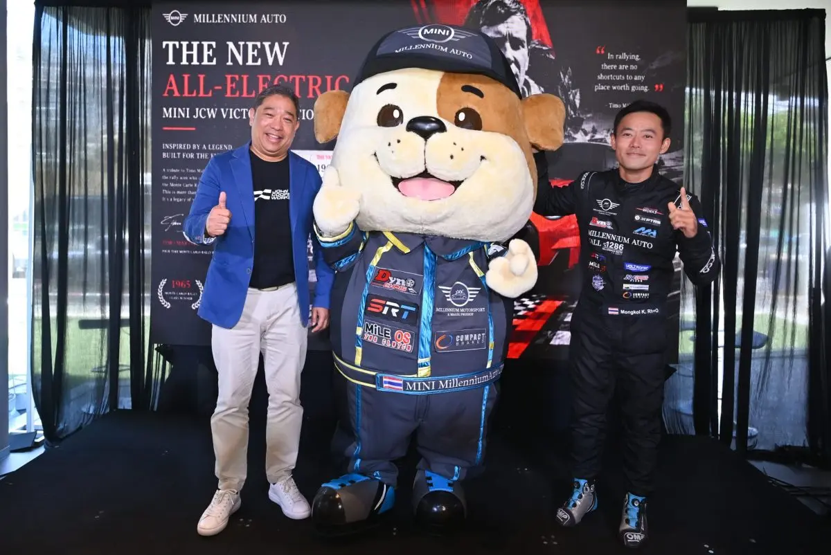MINI MILLENNIUM AUTO อัพเดตทีมแข่ง MILLENNIUM MOTORSPORT x MAGIK PROSHOP พร้อมเปิดตัวมาสคอต‘คูเปอร์’