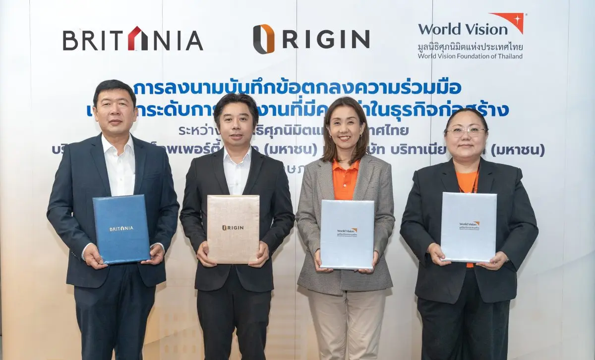 ออริจิ้น ร่วมกับ บริทาเนีย ตอกย้ำความสำคัญของการมีส่วนร่วมรับผิดชอบต่อสังคมครอบคลุมครบทุกมิติ ผนึกกำลัง มูลนิธิศุภนิมิตฯ ปั้น โครงการเสริมสร้างความรับผิดชอบในการจ้างงานและสรรหาแรงงานข้ามชาติในประเทศ...