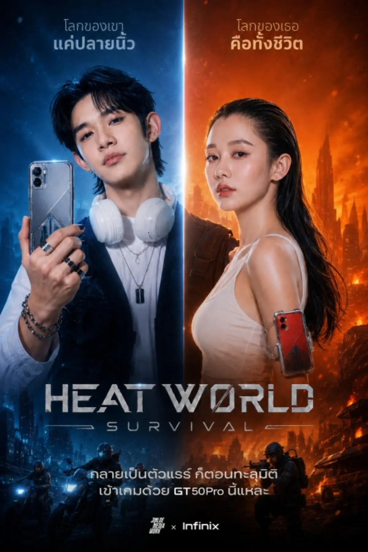 Infinix ประกาศยุทธศาสตร์ปลุก Beast ในตัวคนรุ่นใหม่และเหล่าเกมเมอร์ เตรียมปล่อยซีรีส์ “Heat World Survival” ยกจักรวาลเกมที่เต็มไปด้วยความร้อนและแรงกดดันมาเล่าในรูปแบบ Cinematic และเตรียมเปิดตัว...