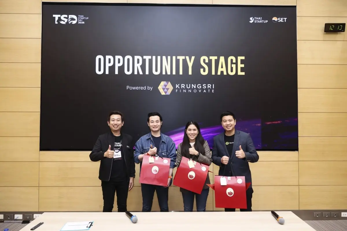 “Krungsri Finnovate” ร่วมกับ “Thai Startup สมาคมการค้าสตาร์ทอัพไทย” เปิดเวที “Opportunity Stage” ภายในงาน “Thai Startup Day 2026 (TSD 2026)”...