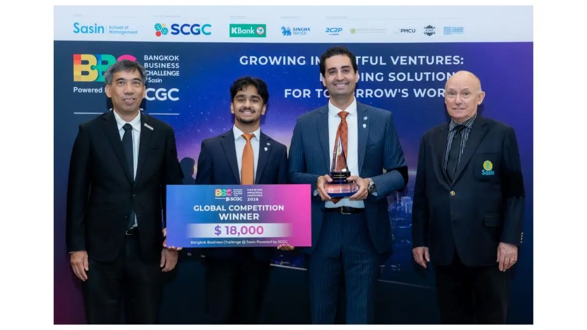 Sasin School of Management announced the winners of the Bangkok Business Challenge Powered by SCGC, a leading innovator in the polymer business and integrated solutions for sustainability. The...