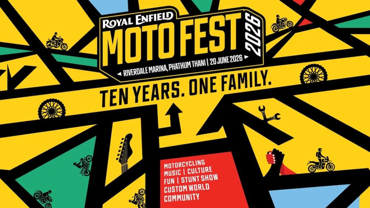 ฉลองใหญ่ 125 ปีระดับโลก และ 10 ปีในไทย! Royal Enfield ชวนชาวไบค์เกอร์ไทยร่วมสัมผัส ‘Moto Fest 2026’ มหกรรม Pure Motorcycling ครั้งยิ่งใหญ่ที่สุดแห่งปี!