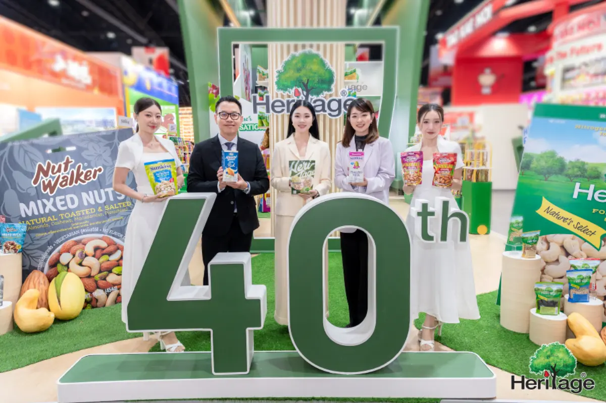เครือเฮอริเทจ (Heritage Group) ผู้ผลิตและจัดจำหน่ายผลิตภัณฑ์อาหารและเครื่องดื่มเพื่อสุขภาพชั้นนำของไทย เดินหน้าตอกย้ำศักยภาพของอุตสาหกรรมอาหารไทยบนเวทีระดับนานาชาติ ในงาน THAIFEX...