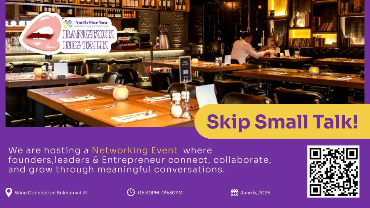 In an era of digital noise and surface-level “mixers,” Bangkok Big Talk is introducing a radical new format: networking through collective thinking. This initiative invites founders...