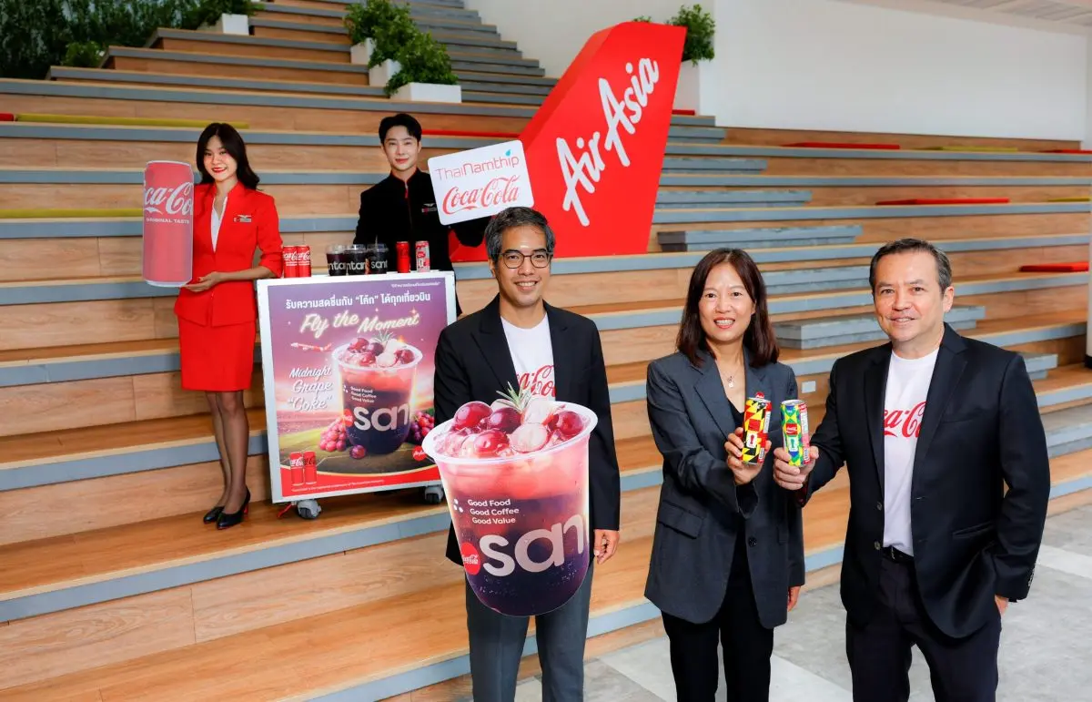 Bringing Refreshment to AirAsia Flights While Welcoming the Excitement of the FIFA World Cup 2026™ with Limited-Edition “Coke” Can Designs ThaiNamthip Coca-Cola, in collaboration with...