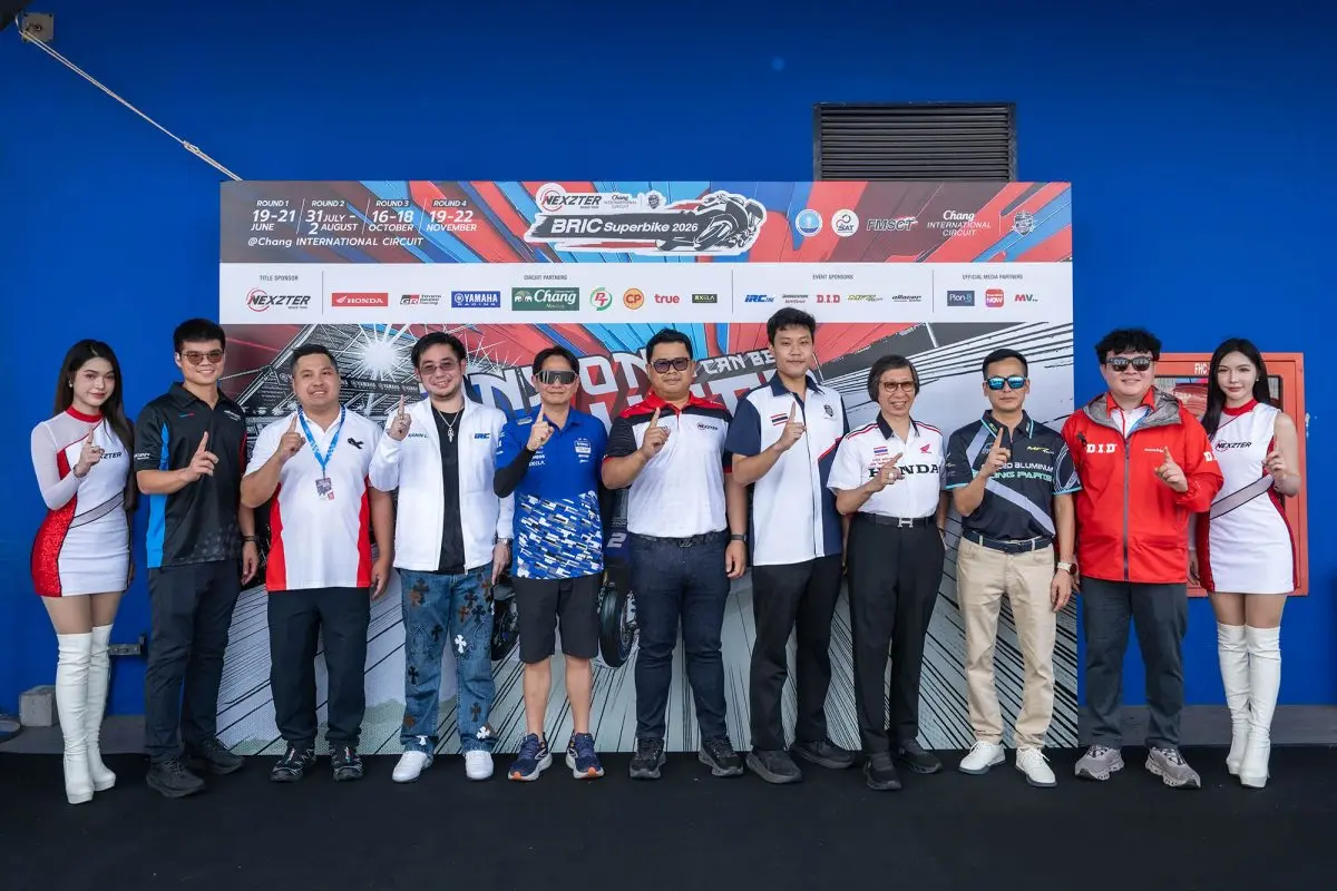 สนามช้าง อินเตอร์เนชั่นแนล เซอร์กิต เดินหน้าสร้างปรากฏการณ์ความมันส์ระดับเวิลด์คลาสอย่างต่อเนื่อง สำหรับศึกสองล้อชิงแชมป์ประเทศไทยรายการ “NEXZTER BRIC Superbike 2026” (เน็กซ์เตอร์ บีอาร์...