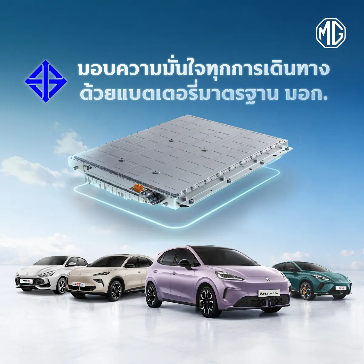 บริษัท เอสเอไอซี มอเตอร์ – ซีพี จำกัด และ บริษัท เอ็มจี เซลส์ (ประเทศไทย) จำกัด ผู้ผลิตและผู้จำหน่ายรถยนต์เอ็มจีในประเทศไทย ตอกย้ำวิสัยทัศน์ผู้นำยานยนต์พลังงานไฟฟ้า เผยข้อมูลนวัตกรรมความปลอดภัยของแบต...