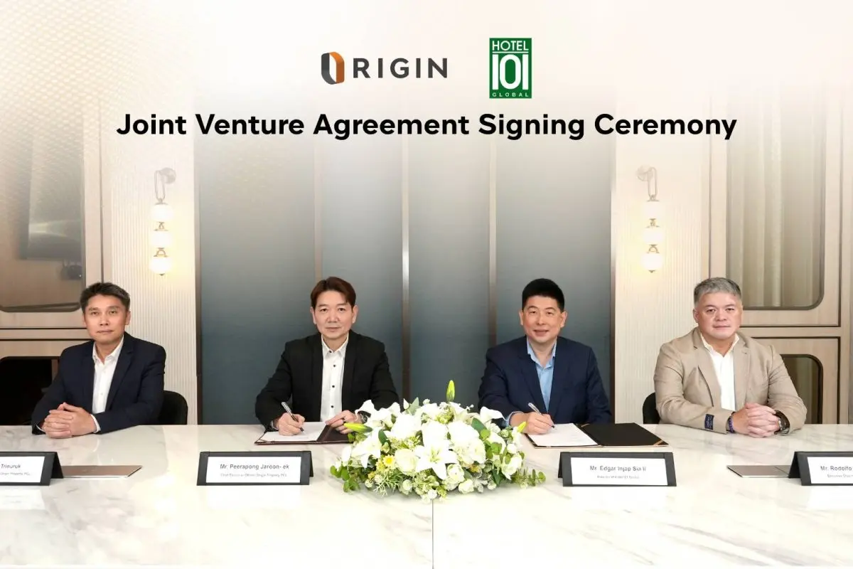 บิ๊กอสังหาฯ ออริจิ้น ผนึก Hotel101 Global (HBNB) บริษัทจดทะเบียนในตลาดหุ้น Nasdaq ใน New York ตั้งบริษัทร่วมทุน พัฒนาโรงแรม Hotel 101 Bangkok ทำเลยุทธศาสตร์ใหม่ย่านดอนเมือง พร้อมรองรับการเติบ...