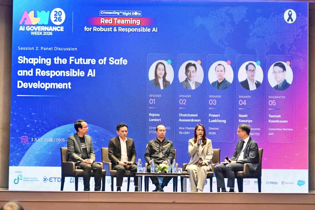 ETDA ส่งท้าย AIGW 2026 เปิดเวที “AI Red Teaming” ครั้งแรกของไทย ดึงภาคธนาคาร–เทคโนโลยี–ไซเบอร์ ทดสอบหาจุดเสี่ยง ของ AI เสริมความเชื่อมั่นภาคการเงิน