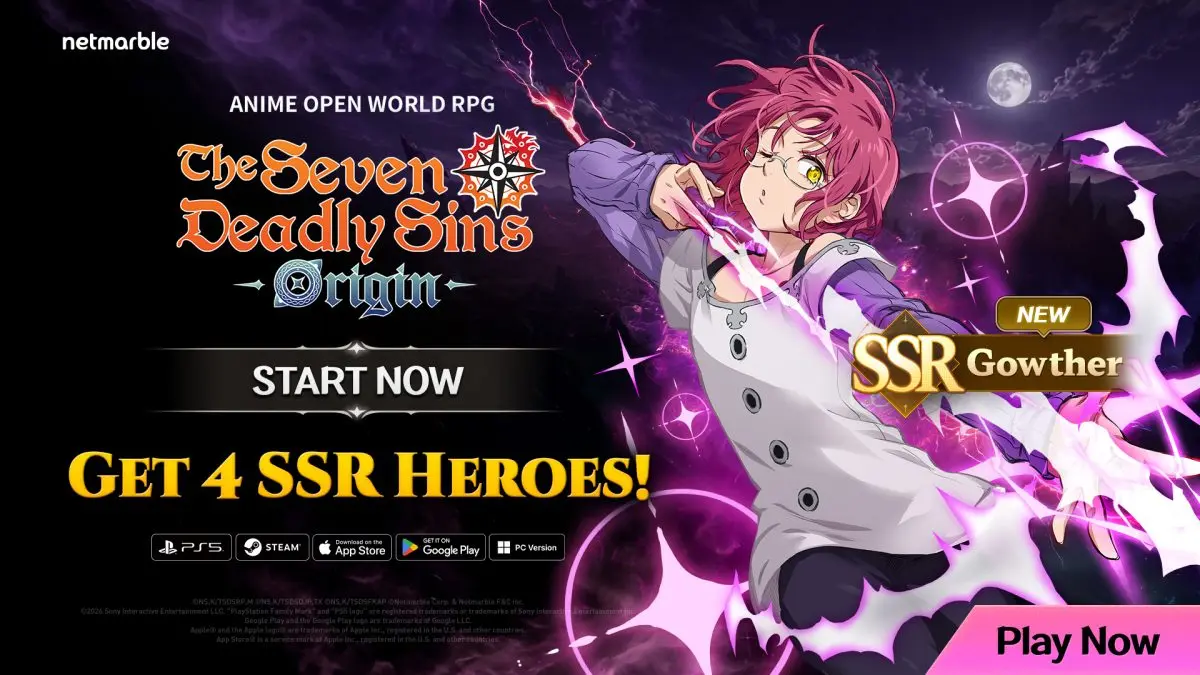 เน็ตมาร์เบิ้ล ผู้พัฒนาและผู้เผยแพร่เกมคุณภาพสูงชั้นนำ ประกาศว่าเกม RPG โอเพนเวิลด์สไตล์อนิเมะ ‘ศึกตำนาน 7 อัศวิน Origin’ ได้เปิดตัว ‘โกเธอร์’ ในฐานะอัศวินใหม่ที่สามารถเล่นได้ นอกจากการมาถึงของโกเธอร์...