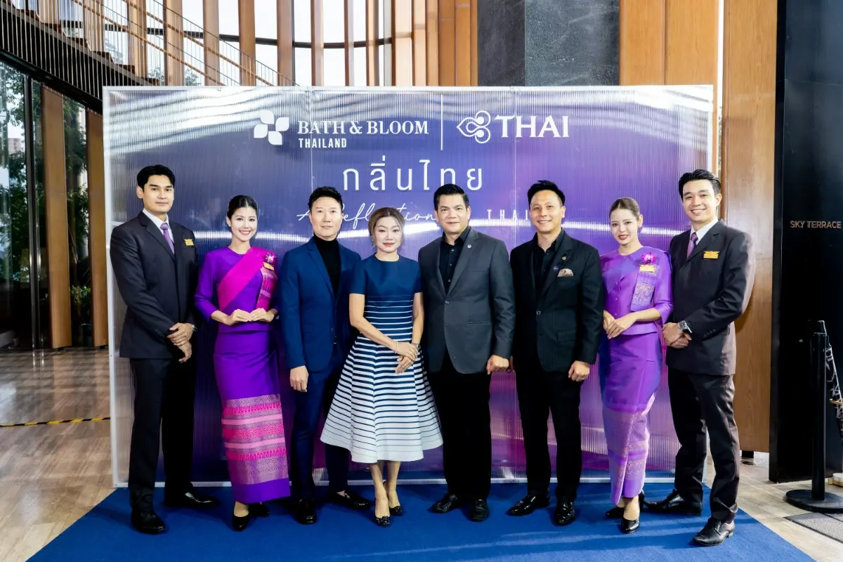 Bath&Bloom แบรนด์เครื่องหอมไทยภายใต้ บริษัท เอิร์ธ แฟคเทอรี่ จำกัด ผนึกกำลัง การบินไทย ยกระดับขีดความสามารถในการแข่งขันผ่านนวัตกรรม Sensory Branding เปิดตัว ‘กลิ่นไทย : A reflection of...