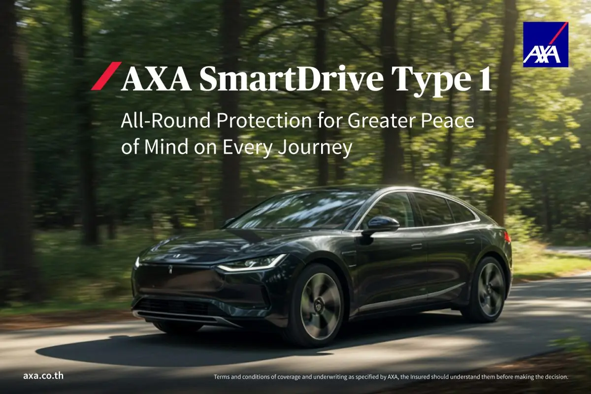 AXA Insurance Thailand introduces AXA SmartDrive Type 1, its comprehensive motor insurance plan, designed to provide extensive protection and excellent value, meeting the evolving needs...